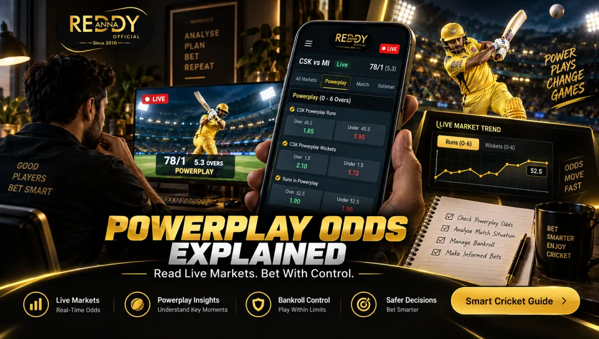 From ₹500 to ₹25,000: How to Build Your Bankroll on Reddy Anna Using Powerplay Odds
